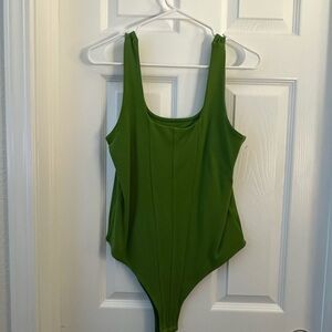Green Tank Bodysuit